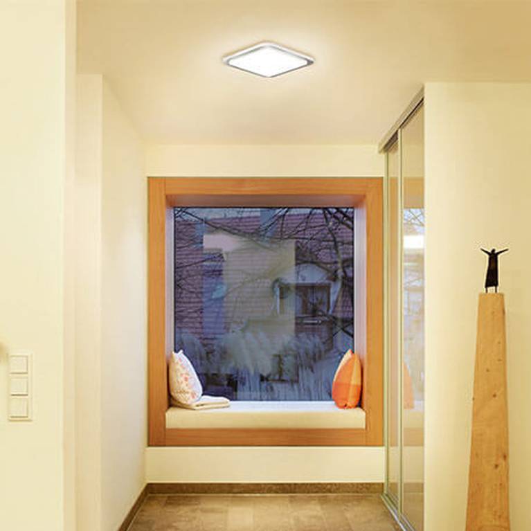 Ceiling lights with motion sensors