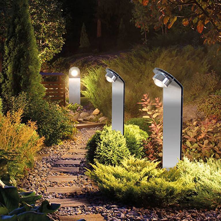 Applique Da Esterno Con Sensore Di Movimento In Acciaio Inox Argento 92753992 - Foto 6