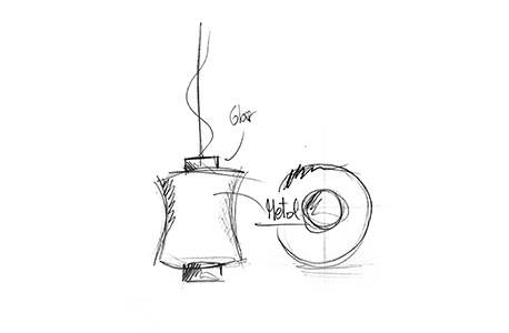 Piekaramā lampa Prandina Fez S1