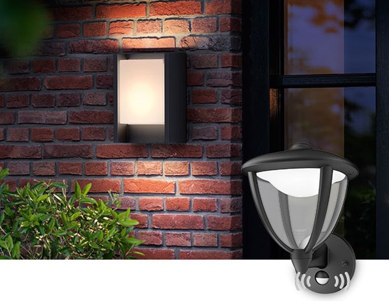 Outside over clearance door lights