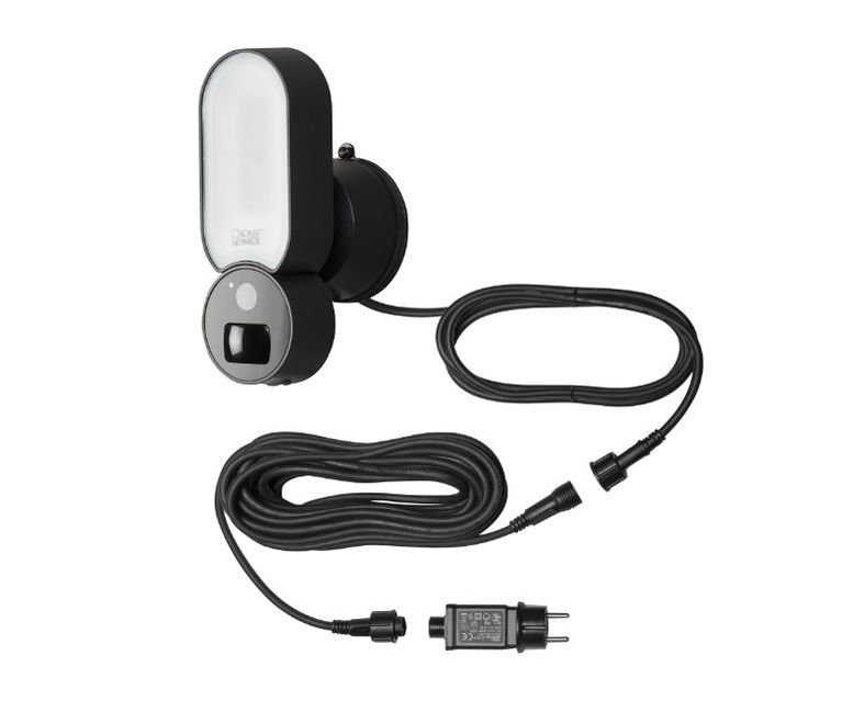 Eclairage extérieur avec caméra contrôlable par app | Luminaire.fr