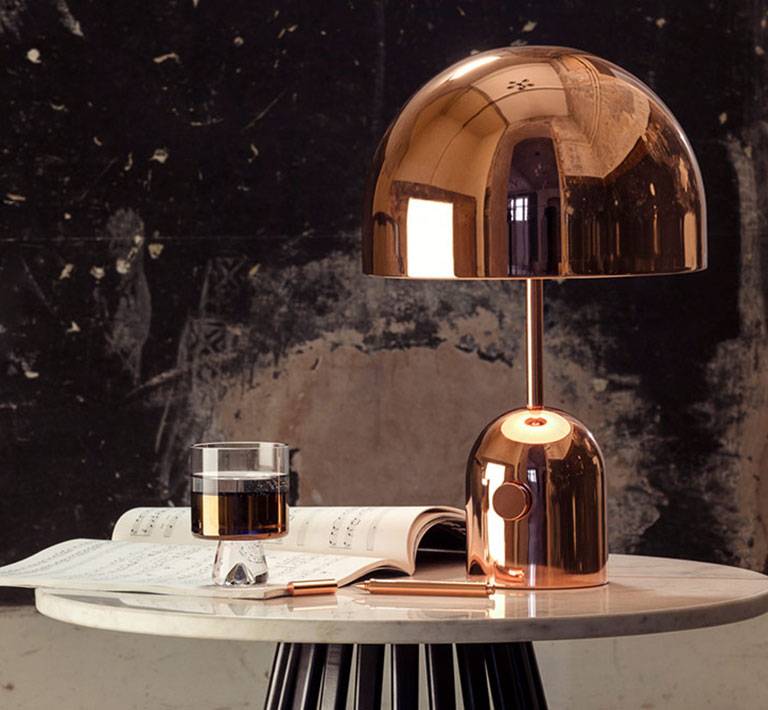 Bordlamper i kopper
