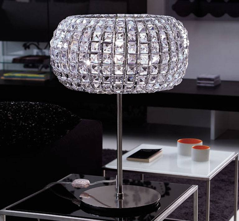 Bordlamper i krystall