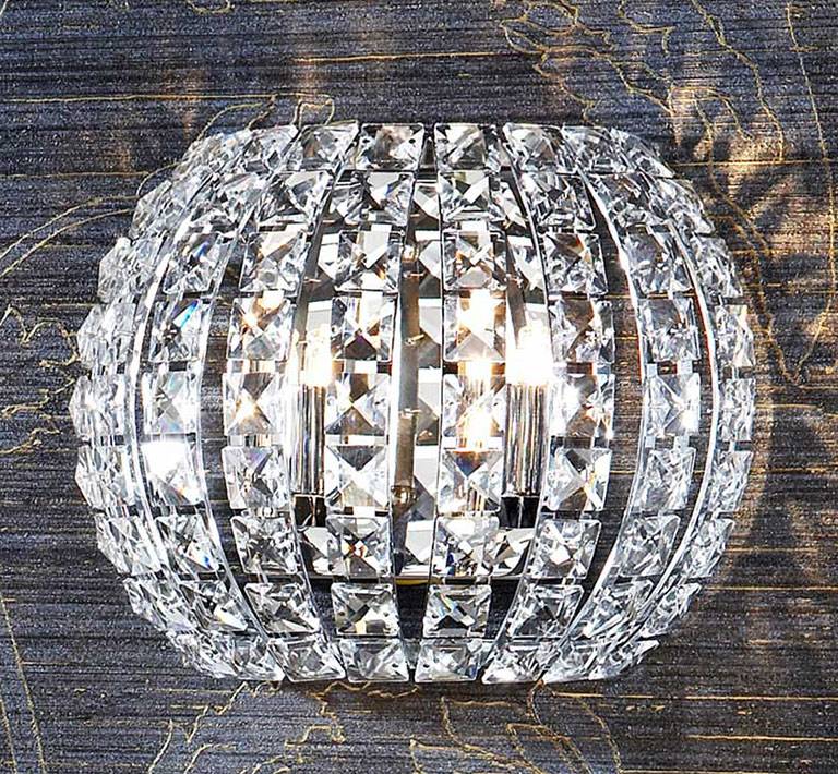 Vegglamper i krystall