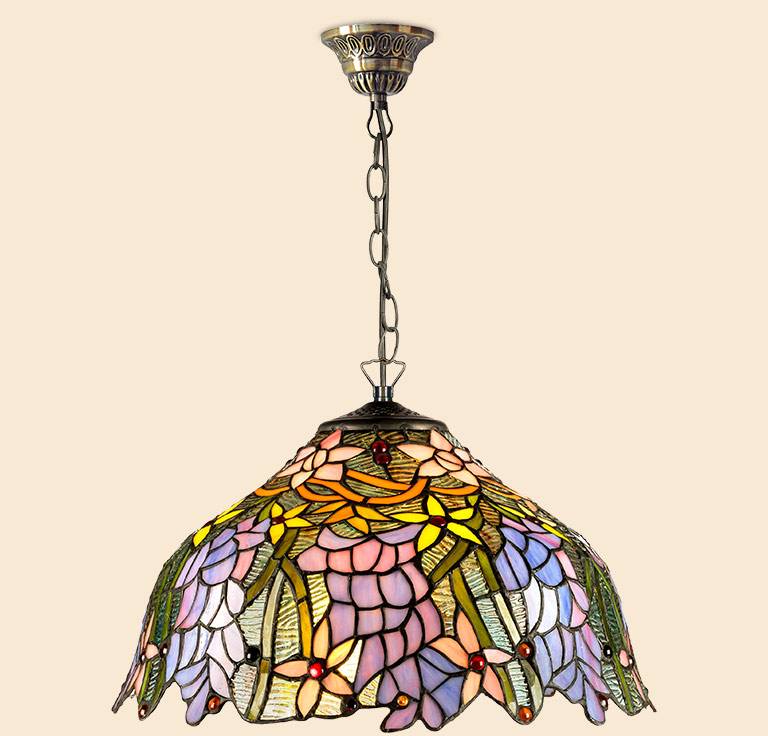 Riippuvalaisin KT1082+C2 tiffany-tyyliä