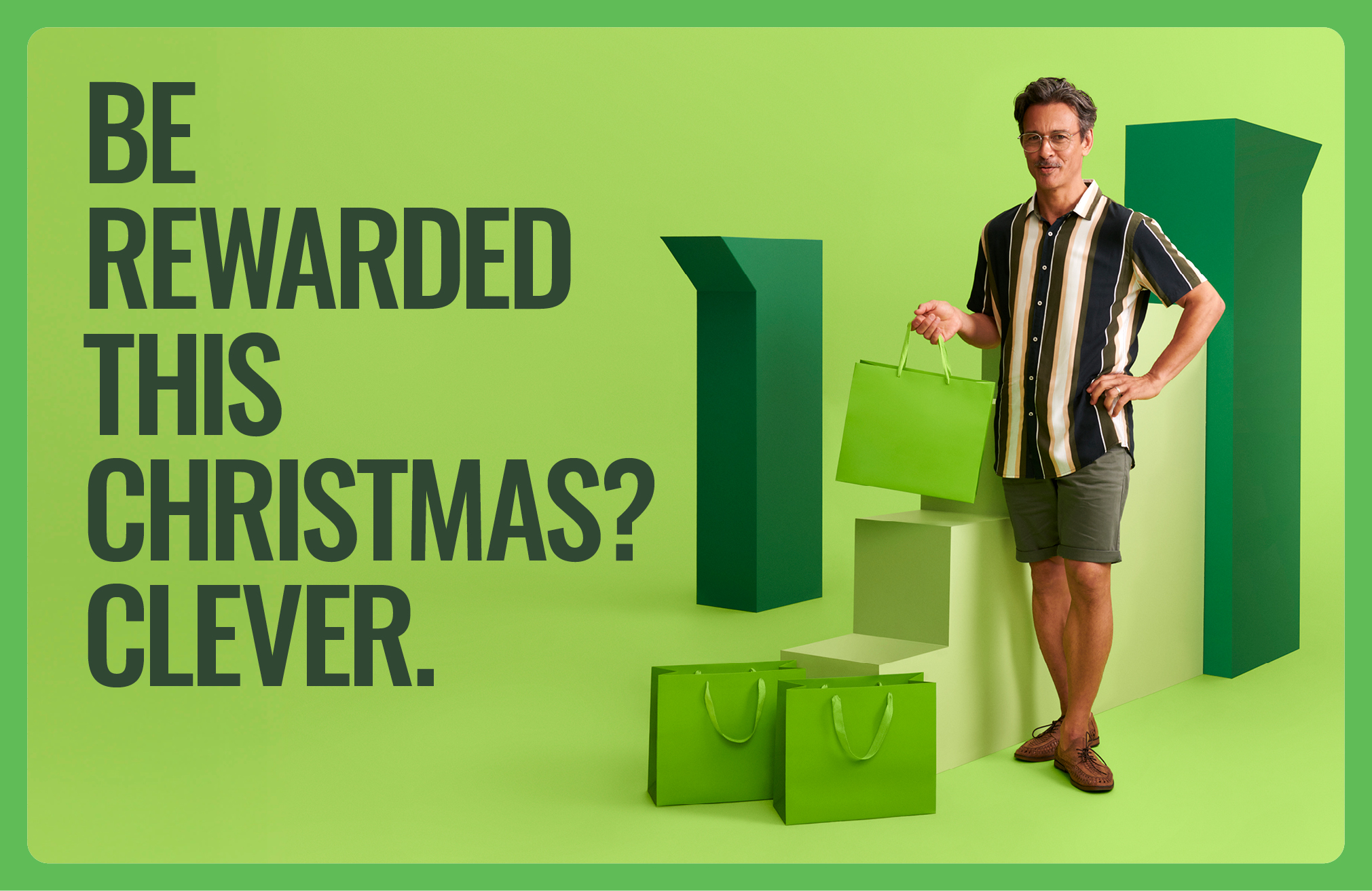 Be rewarded this Christmas? Clever.