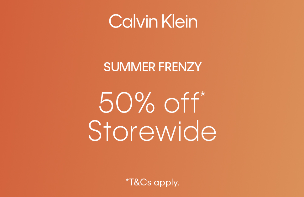 Calvin Klein 50% Off Storewide