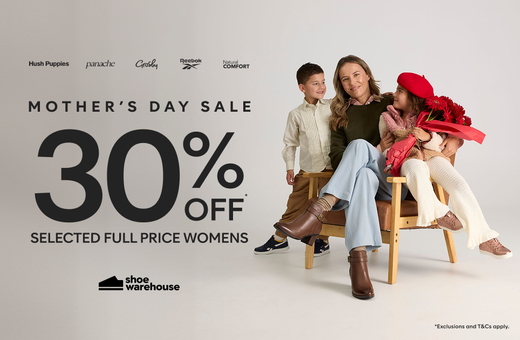 Shoe Warehouse Mother's Day Sale 