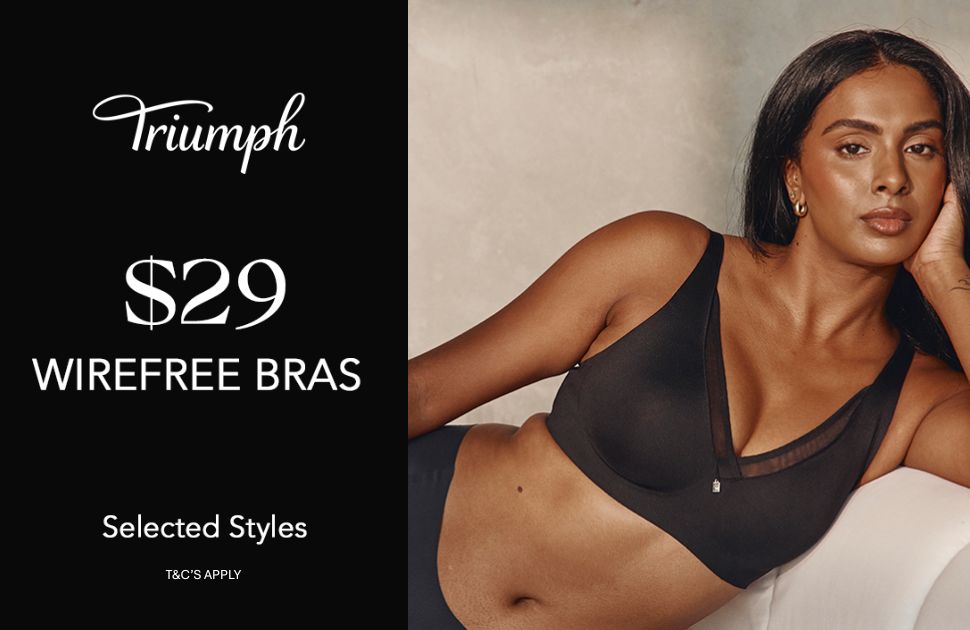 Triumph $29 Selected Wirefree Bras