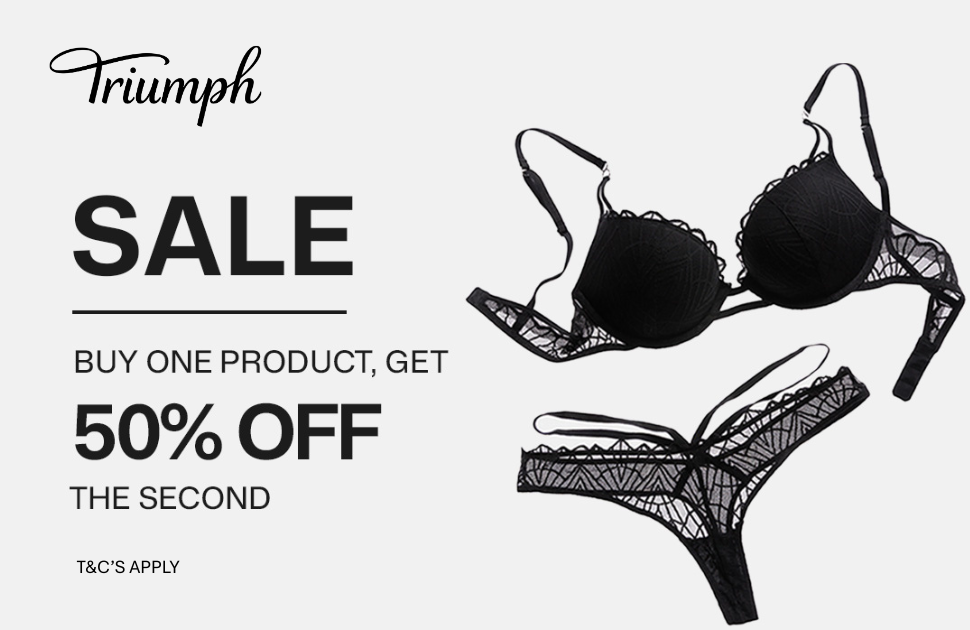 Triumph Buy One, Get 50% Off the Second