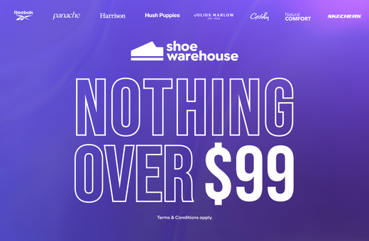 Shoe Warehouse Nothing Over $99 Storewide