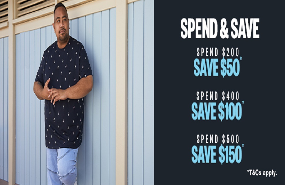 Spend and Save in store with Johnny Bigg