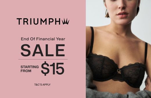 Triumph End of Financial Year Sale Starting From $15