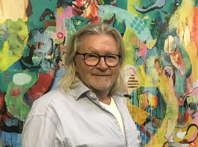 Portræt af kunstner