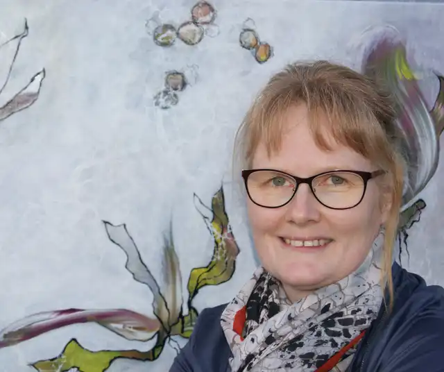 Portræt af kunstner