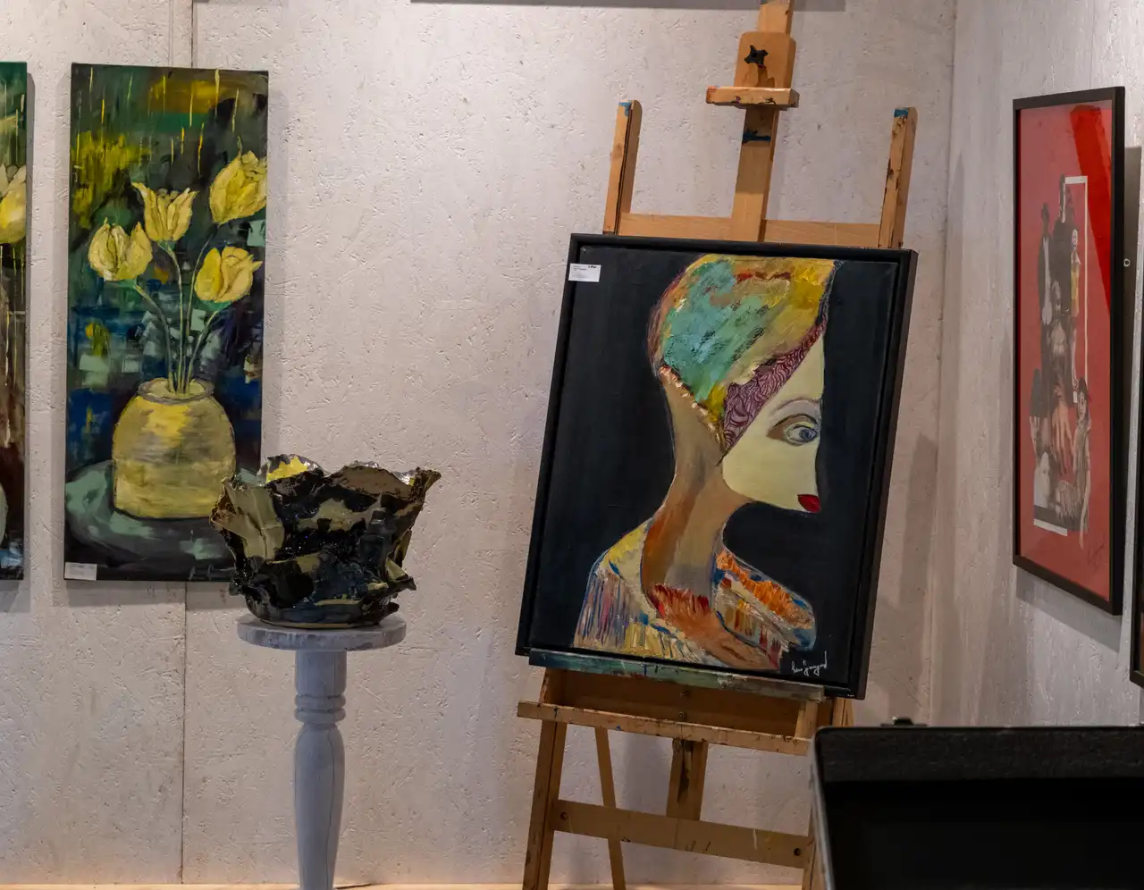Billede fra eventyrlig kunst 2023 - kunstmesse på Nordfyn i Danmark