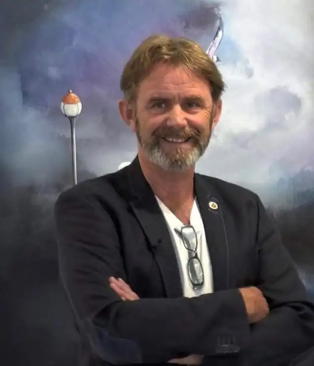 Portræt af kunstner