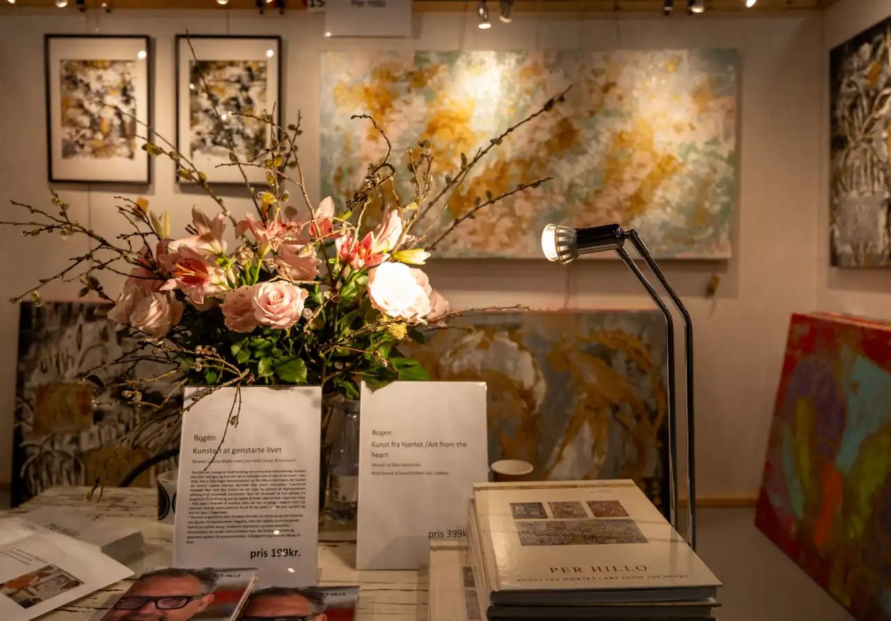 Billede fra eventyrlig kunst 2023 - kunstmesse på Nordfyn i Danmark