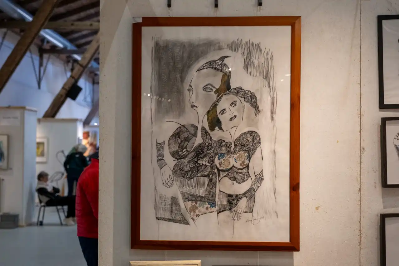 Billede fra eventyrlig kunst 2023 - kunstmesse på Nordfyn i Danmark