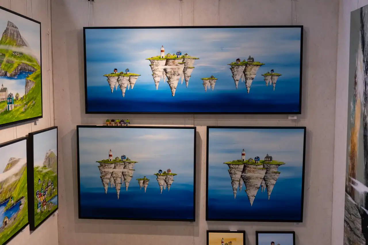 Billede fra eventyrlig kunst 2023 - kunstmesse på Nordfyn i Danmark
