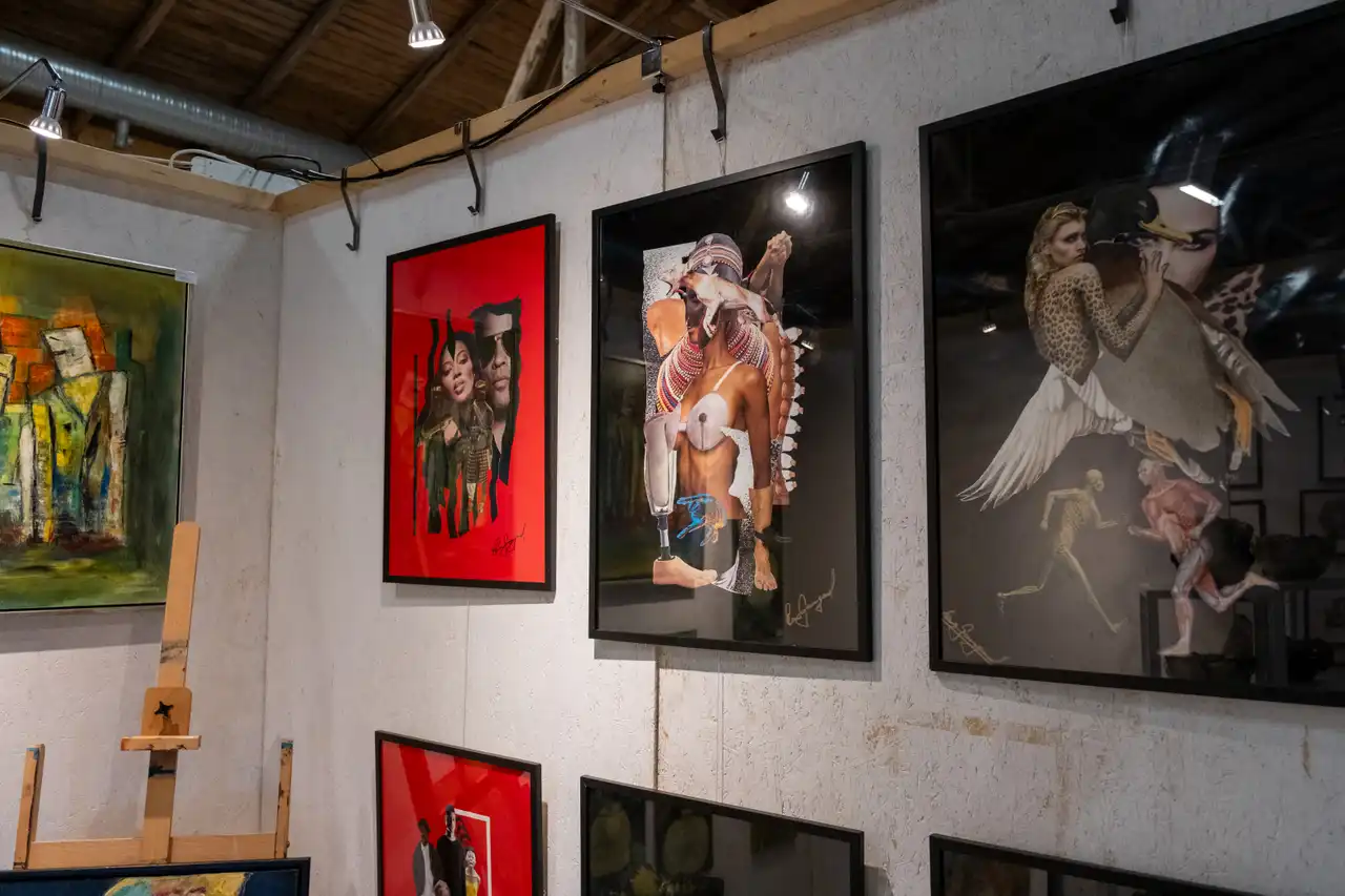 Billede fra eventyrlig kunst 2023 - kunstmesse på Nordfyn i Danmark