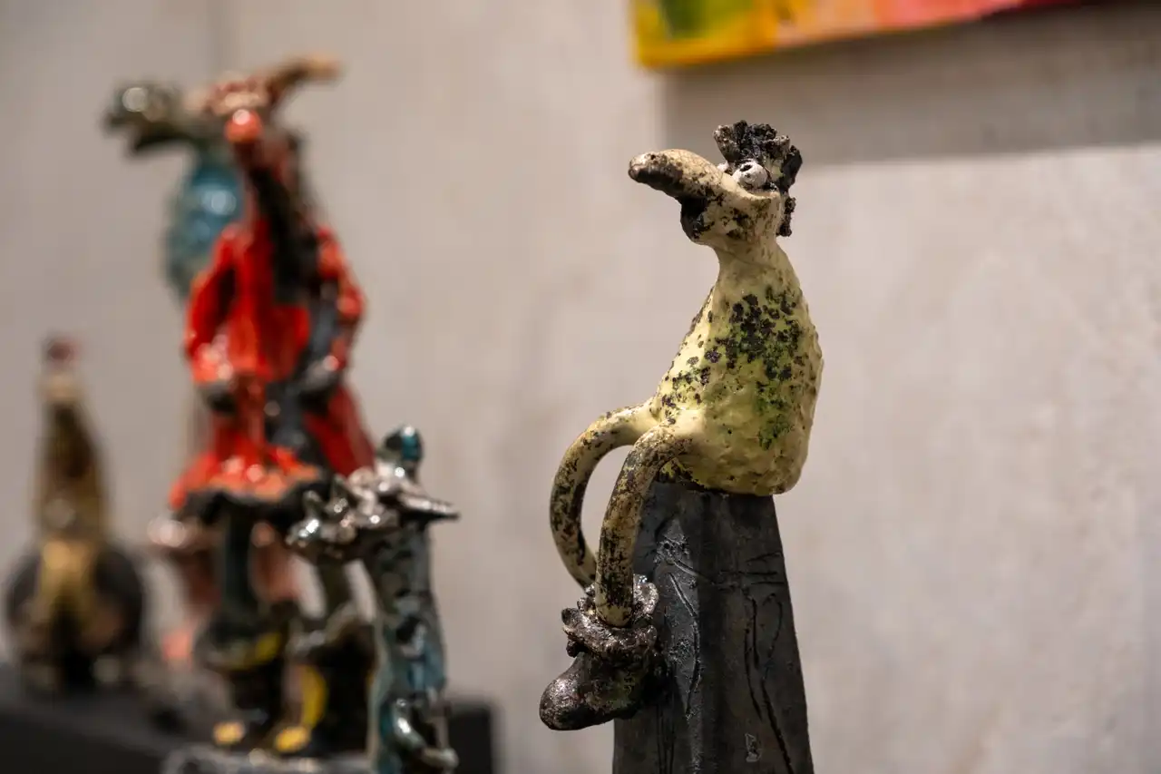 Billede fra eventyrlig kunst 2023 - kunstmesse på Nordfyn i Danmark