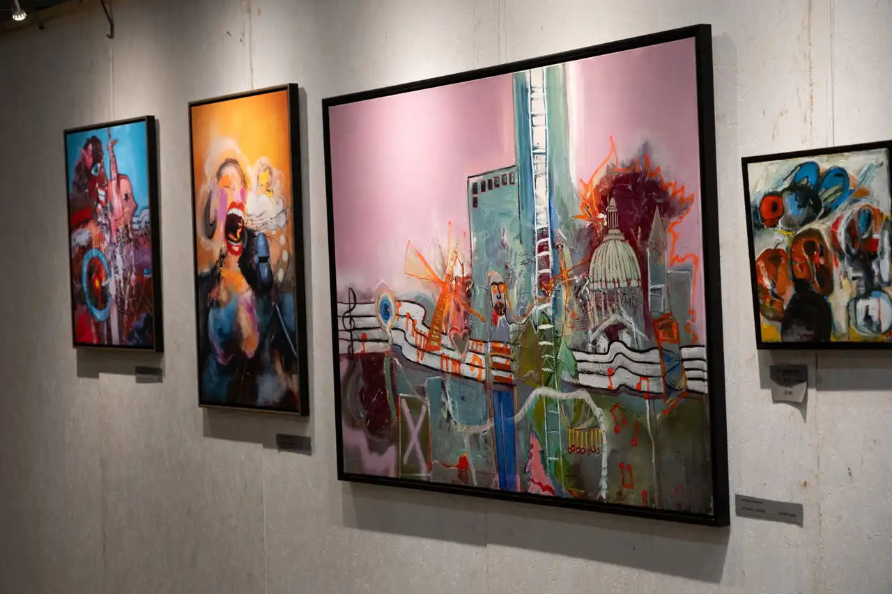 Billede fra eventyrlig kunst 2023 - kunstmesse på Nordfyn i Danmark