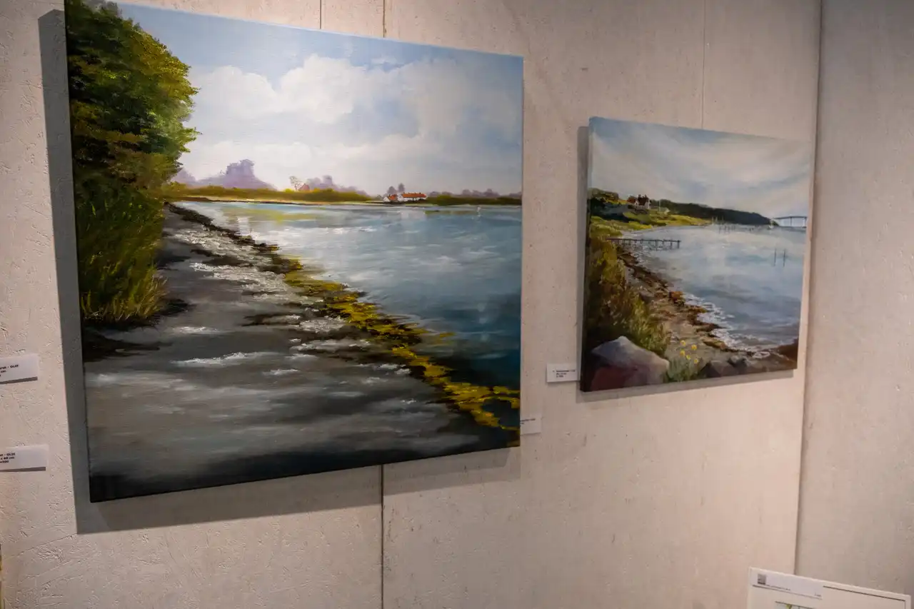 Billede fra eventyrlig kunst 2023 - kunstmesse på Nordfyn i Danmark