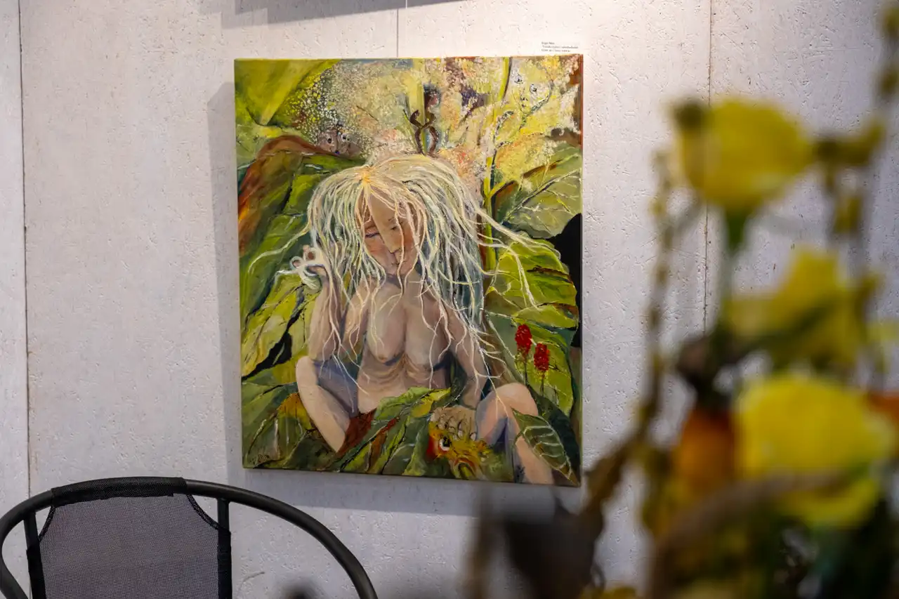 Billede fra eventyrlig kunst 2023 - kunstmesse på Nordfyn i Danmark