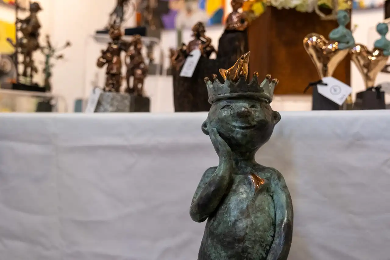 Billede fra eventyrlig kunst 2023 - kunstmesse på Nordfyn i Danmark