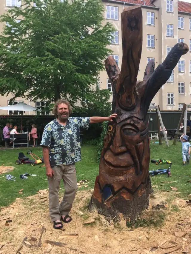 Portræt af kunstner