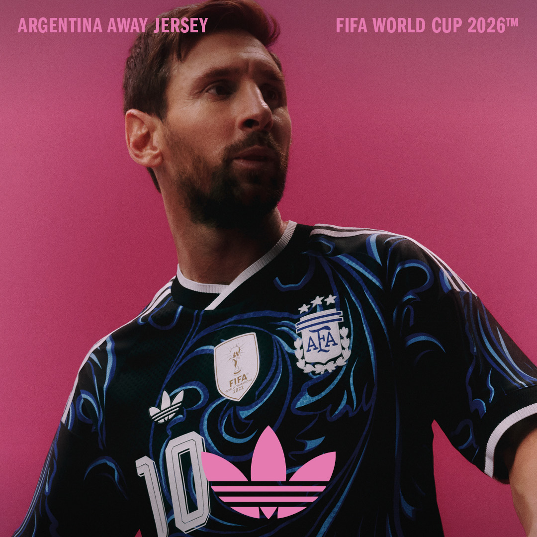 Adidas: FIFA World Cup Away Jerseys and Team accessories.