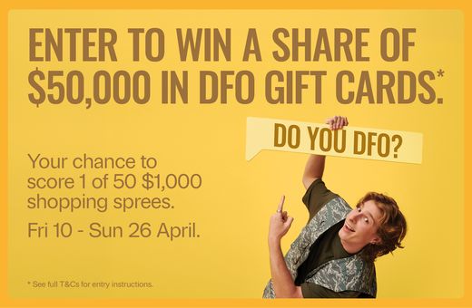 Ready to win big? A share of $50,000 in DFO Gift Cards could be yours!