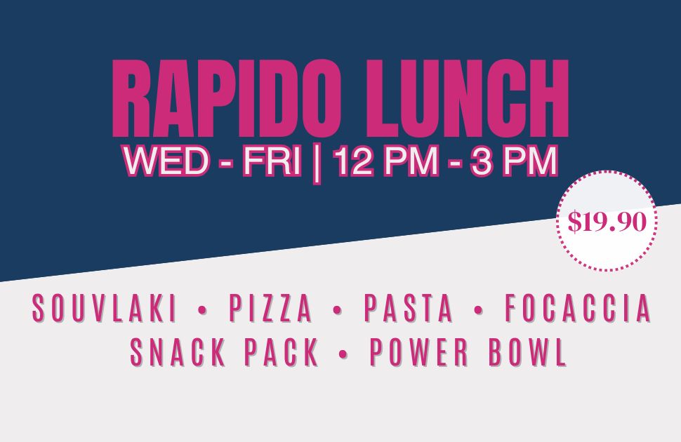 Ruby Riviera Rapido Lunch