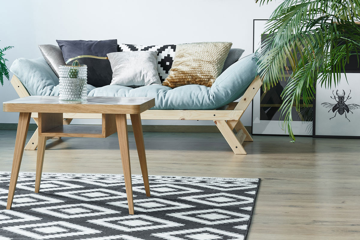 Homeware sofa and coffee table
