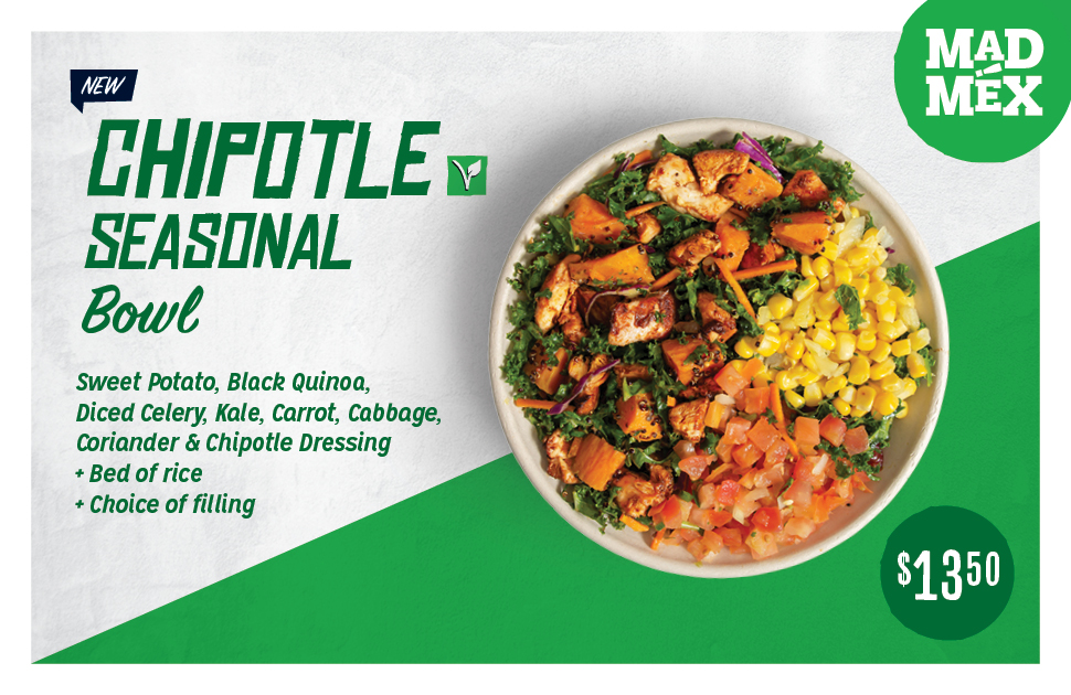 Mad Mex's NEW Chipotle Seasonal Bowl