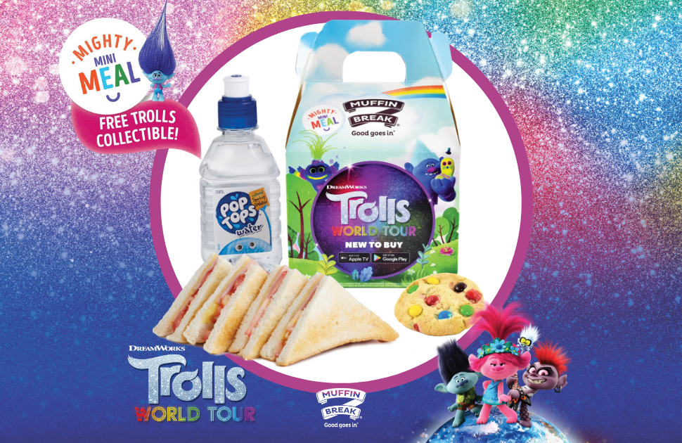 Trolls World Tour Take Over at Muffin Break