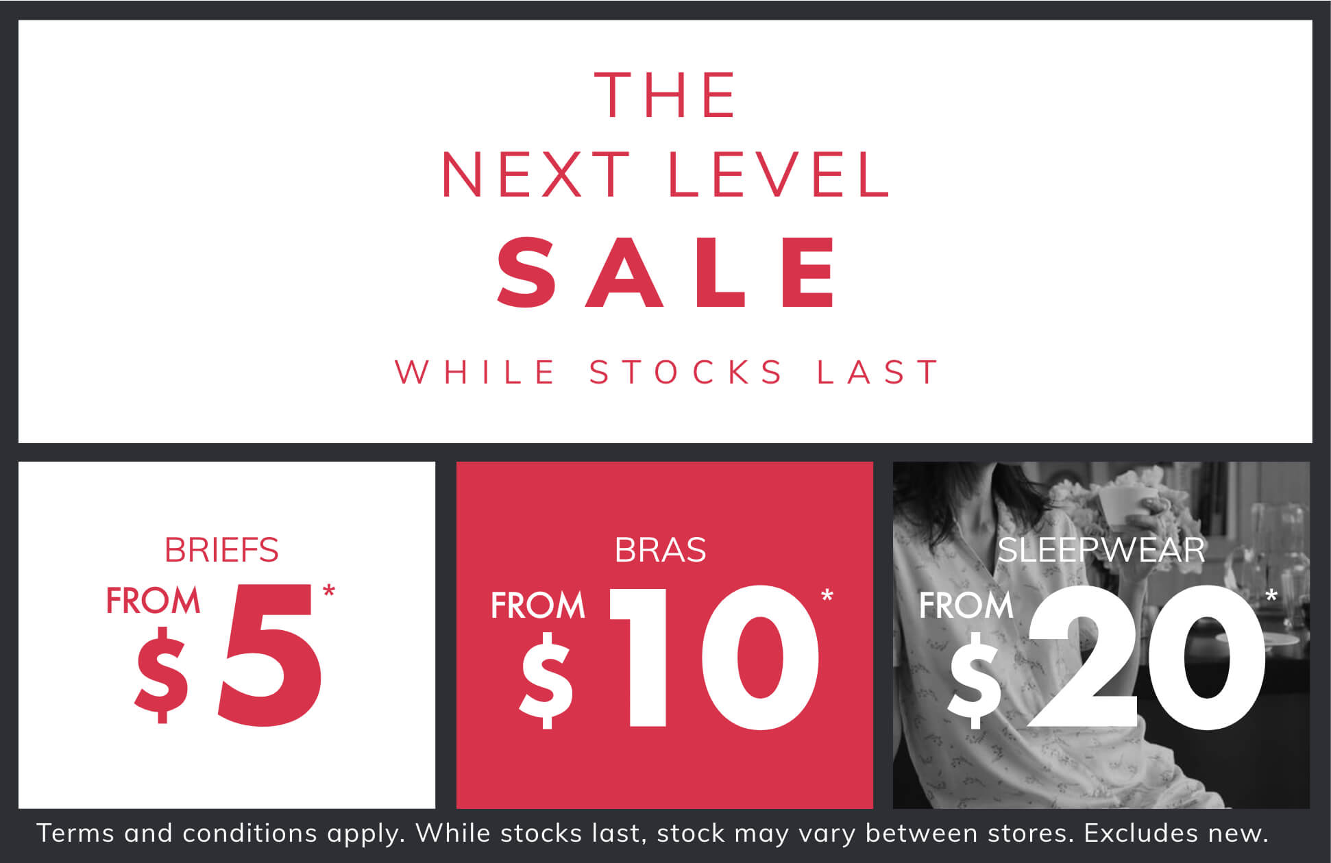 Bendon Outlet's Next Level Sale