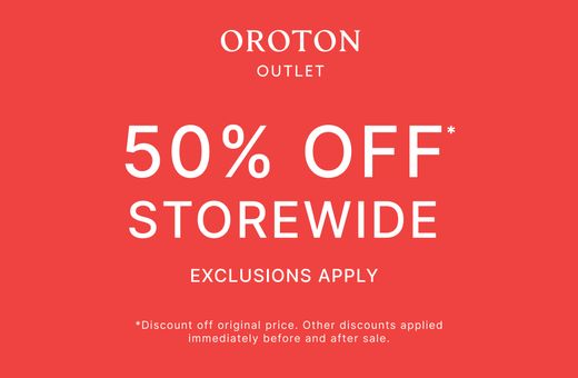 Oroton Outlet 50% Off Storewide*. Exclusions Apply. 