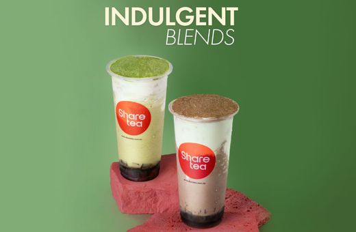 Sharetea 2 for $18 Indulgent Blends 