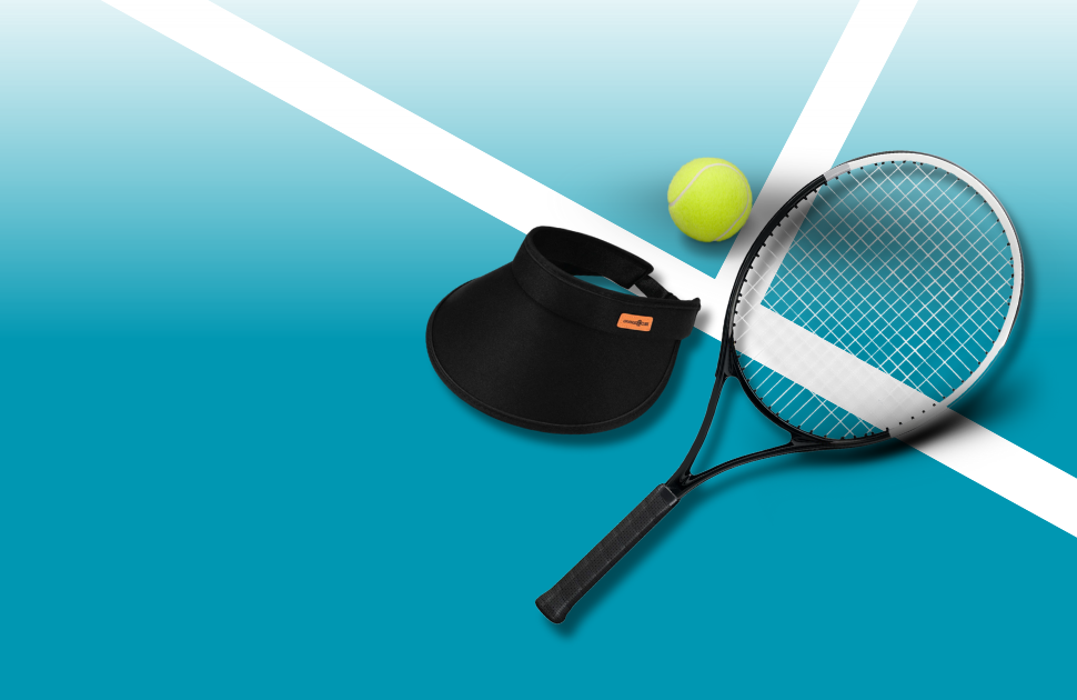 Orange Cube | Receive a Free Tennis Visor With Every Purchase!