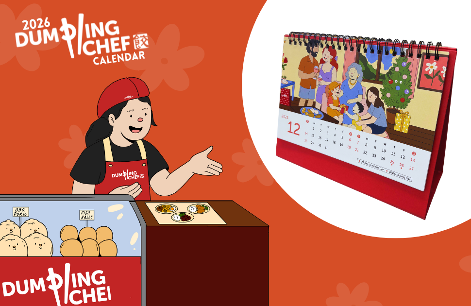 Dumpling Chef Spend over $20 & Get a 2026 Calendar!