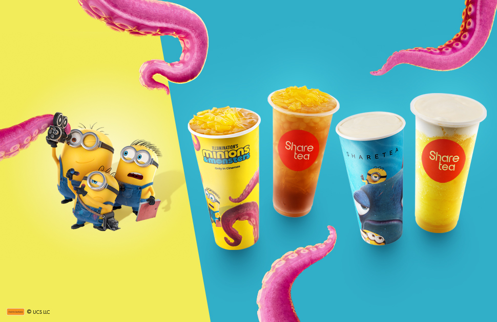 Sharetea | New Drinks With Minions & Monsters 