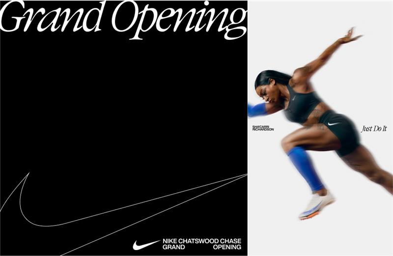 Gear up - Nike Chatswood Chase opens 23rd October