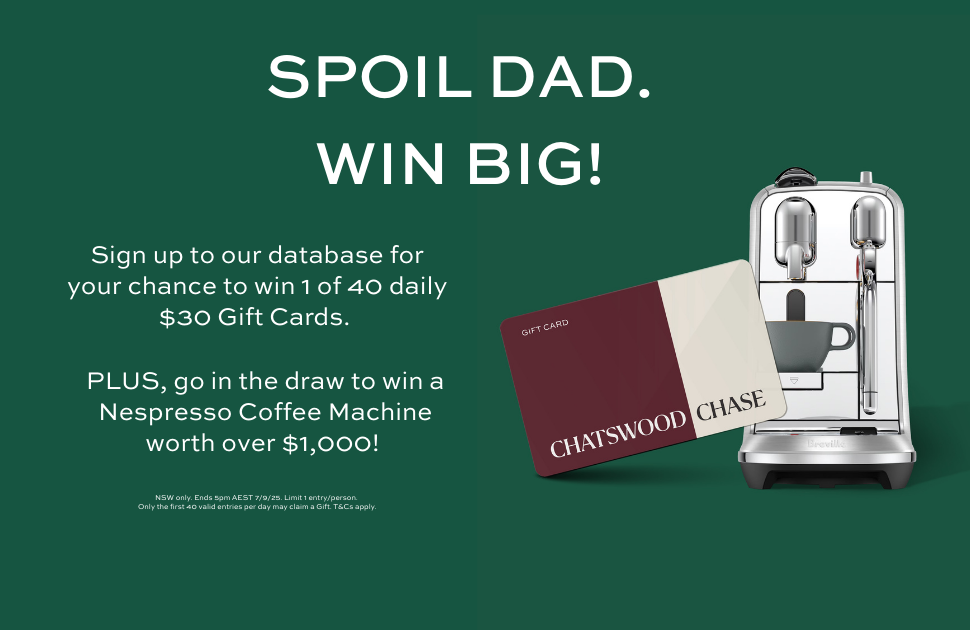 WIN a Nespresso Machine for Dad this Father's Day