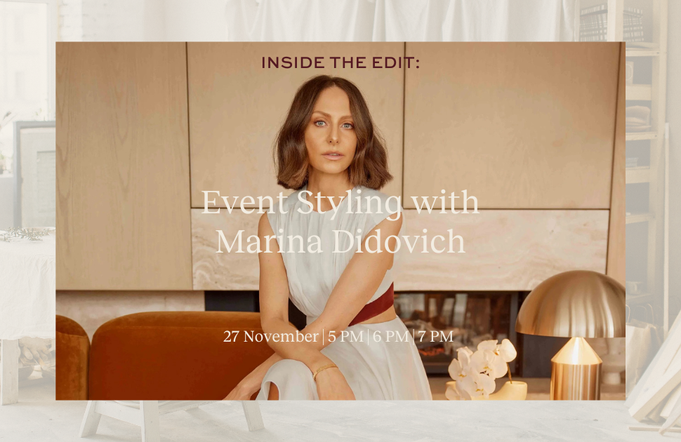 Inside the Edit: Event Styling with Marina Didovich