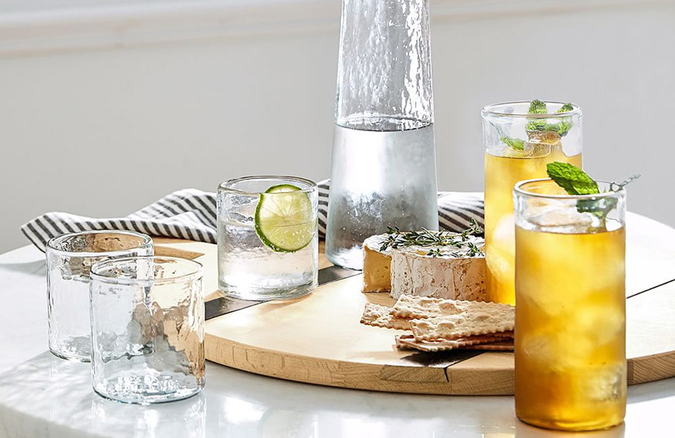 Hammered Cocktail Glasses from Pottery Barn