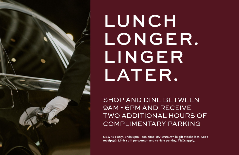 Lunch Longer.  Linger Later.  