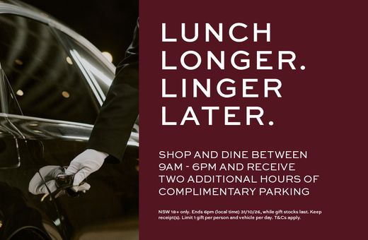 Lunch Longer.  Linger Later.  