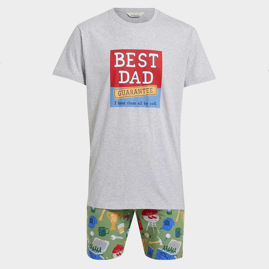 Best Dad Ever Short Sleeve PJ Set